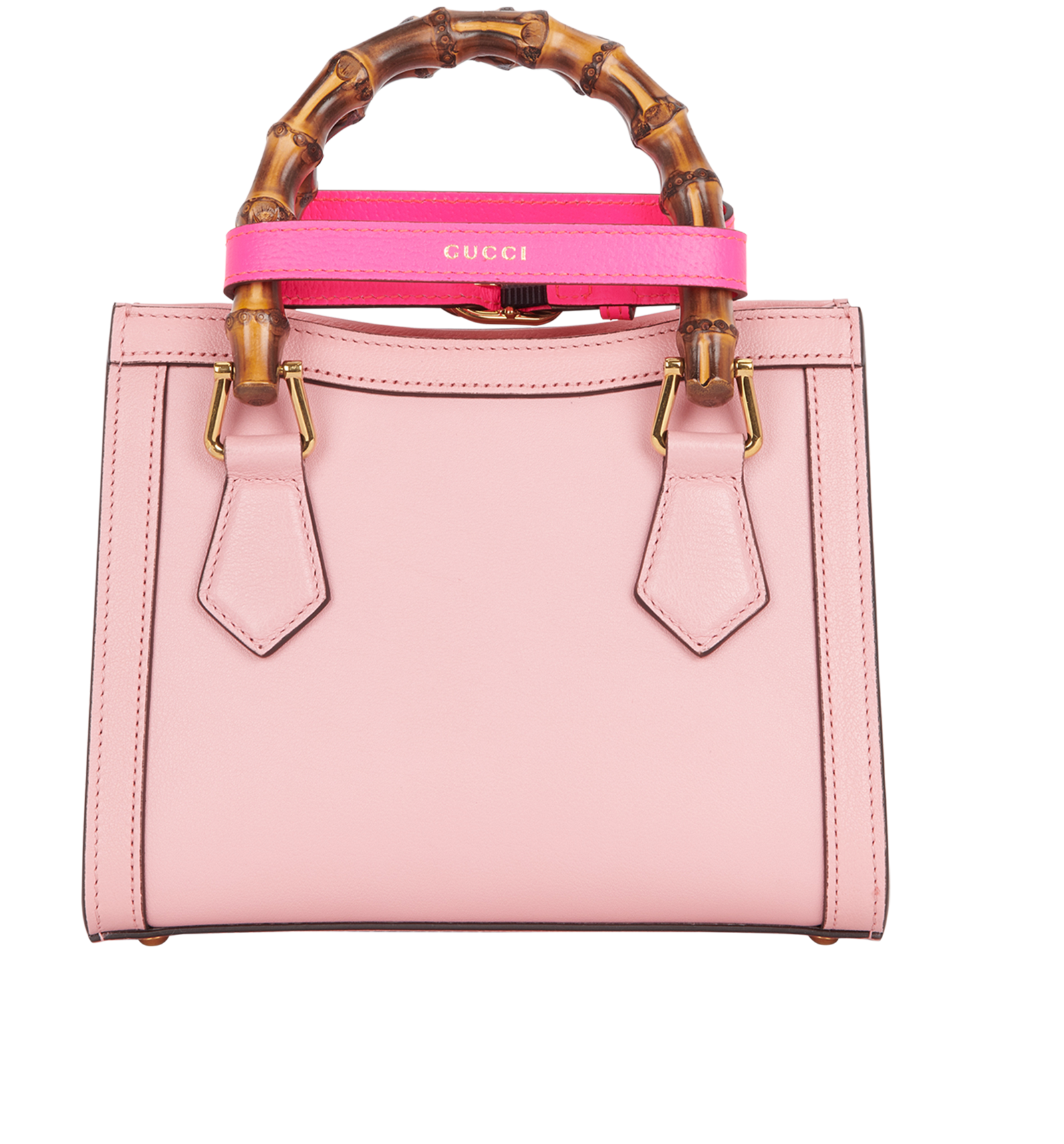 Mini Diana, &pound;1,800, Handbags, Pink, Leather, Back view